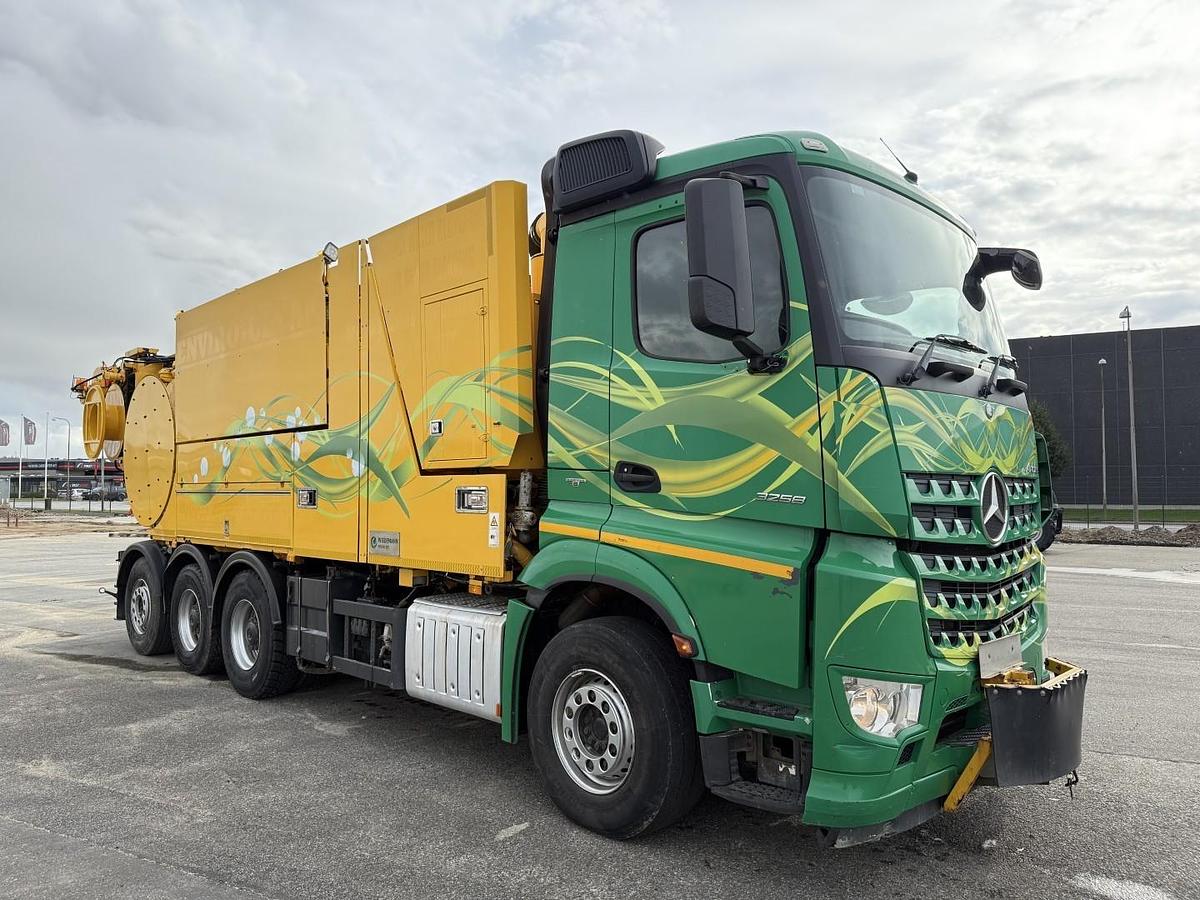 God Mercedes Actros 3258 8x4-4 Wiedemann Super 1000 Recycler