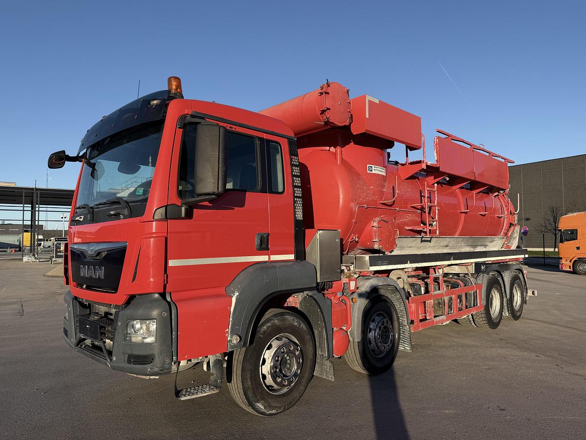 Meget god MAN TGS 41.400 8X4 BB Naaktgeboren VP-8000 - 14.000 L