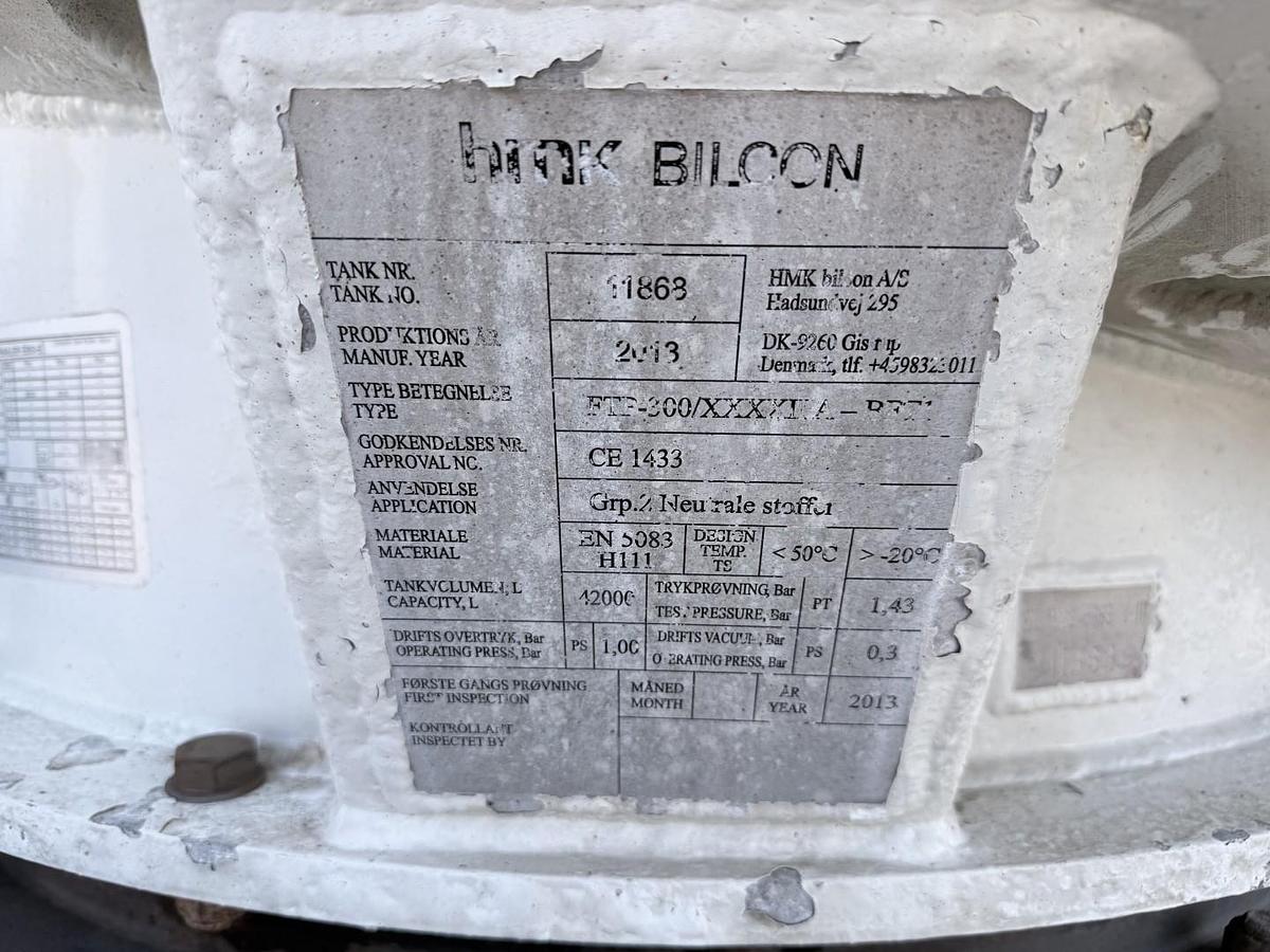 Meget god HMK Bilcon 30 t. 42 m3 Silo tank 6 rum
