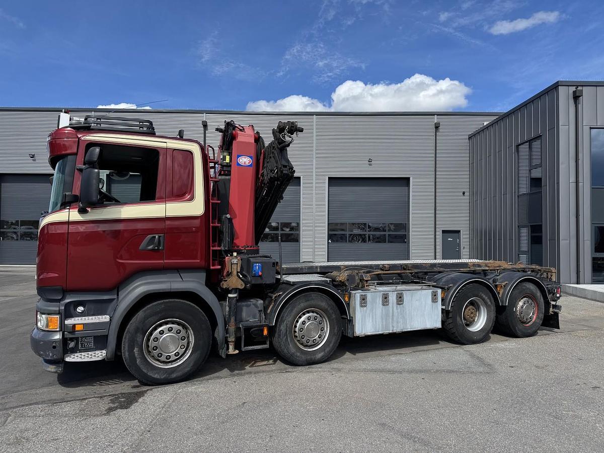 God Scania R490 8x2*6 Euro 6 Wirehejs / HMF 3220 K6