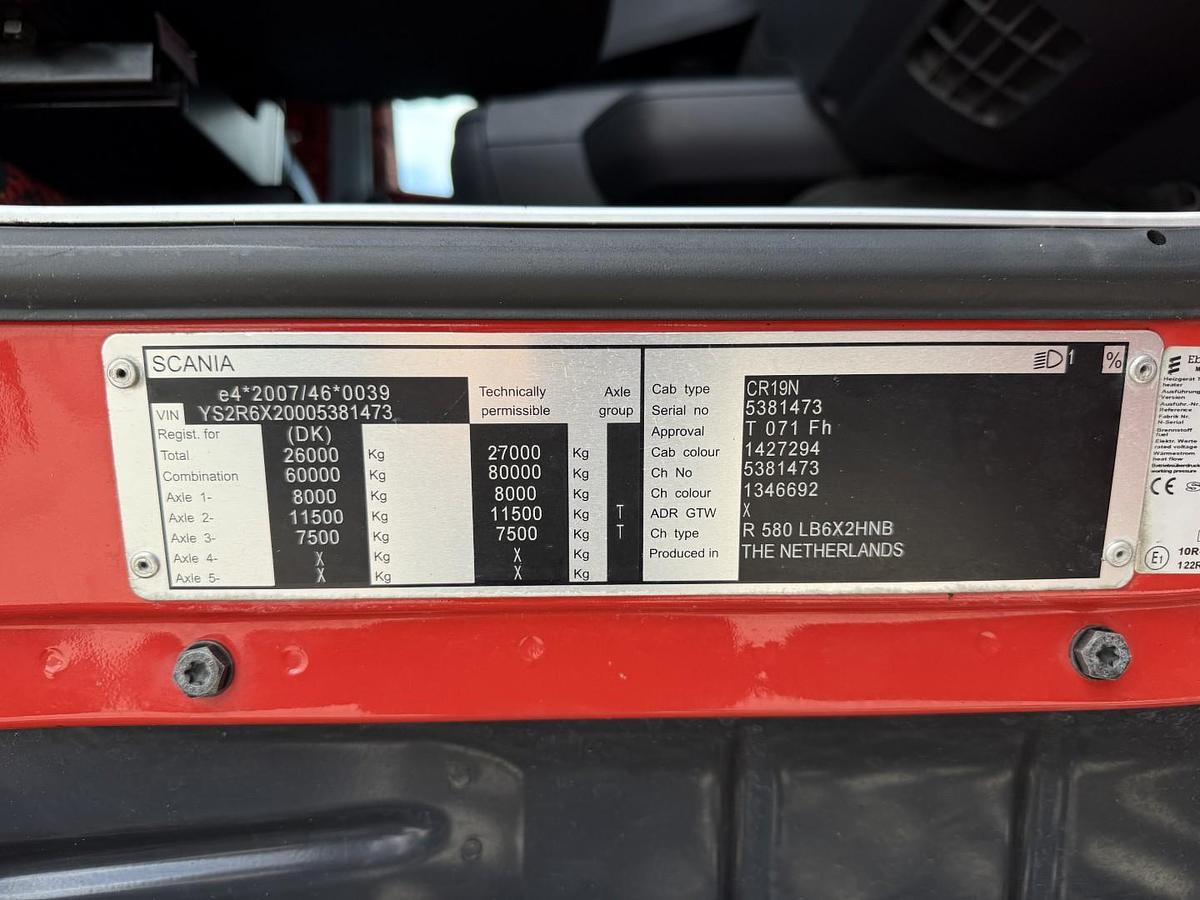 God 2015 Scania R520 6x2 Highline Euro 6 / Tipbil