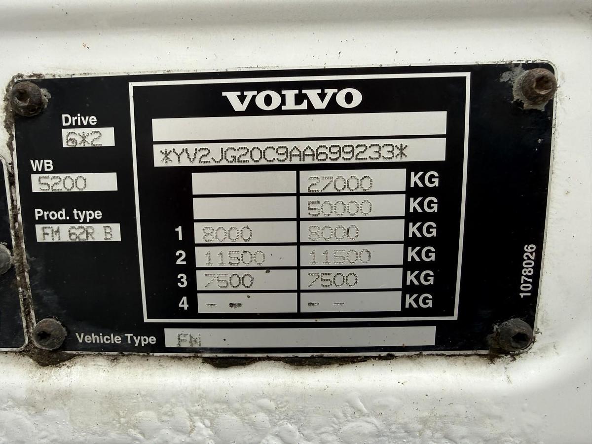 God Volvo FM460 8x2*6 24.125 l. ADR Tank