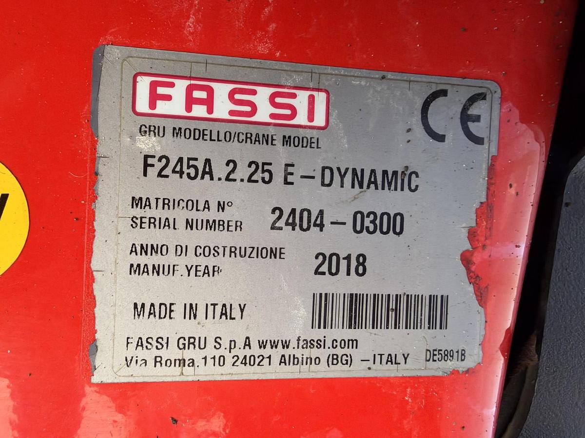 God 2018 Scania R450 8x2*6 Fassi F245A wirehejs