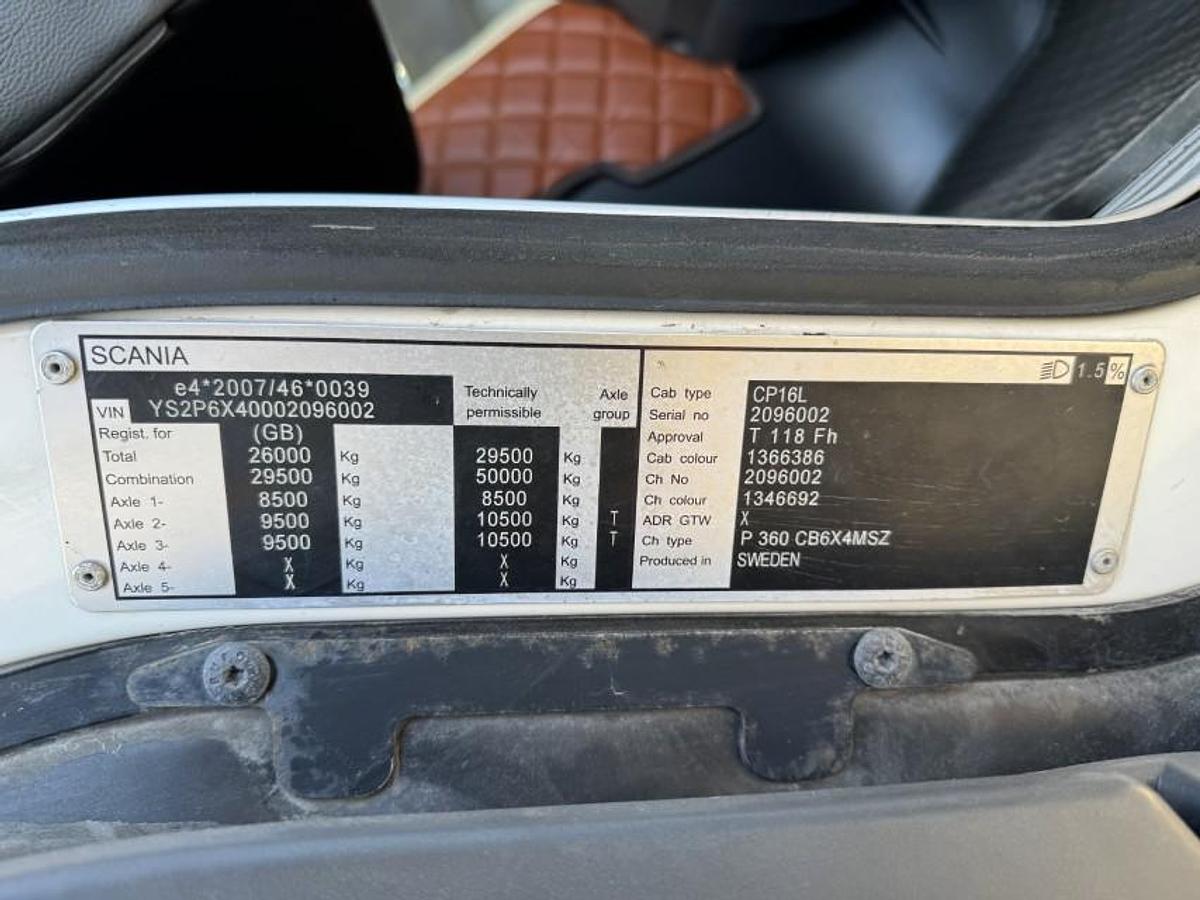 God Scania P360 EURO 6 6x4 Hvidtved Larsen FlexLine 312