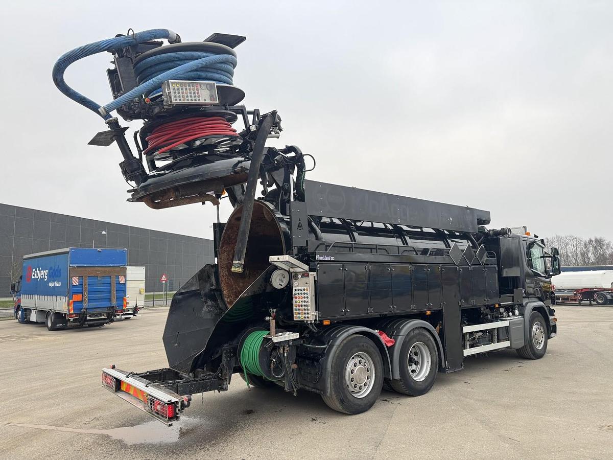 Meget god Scania P410 6x2*4 Hvidtved Larsen Flexline 312 ADR