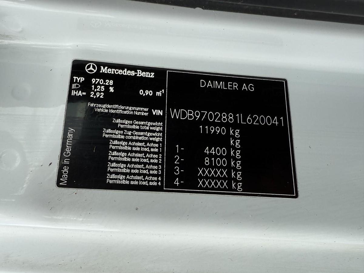 God 2011 Mercedes Atego 1218 4x2 Euro 5 8,0 m