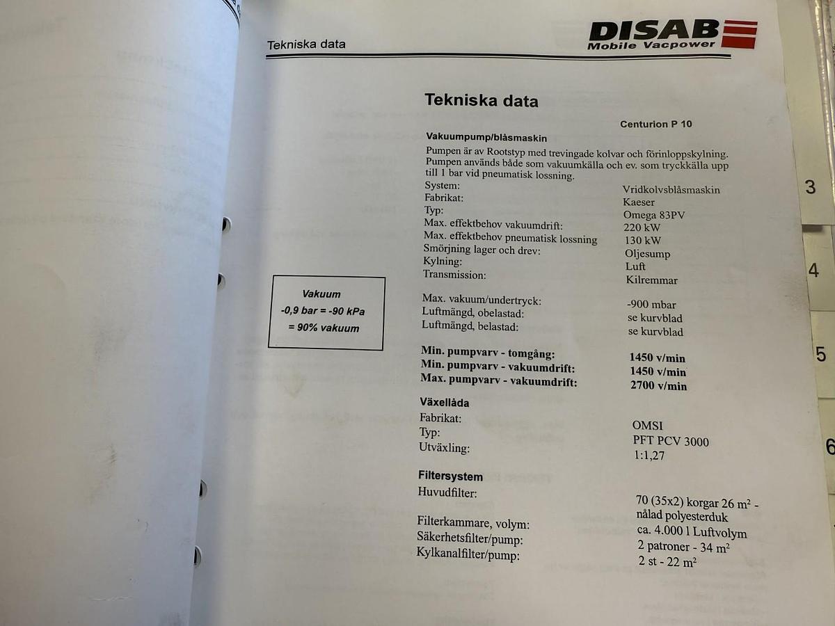 God 2011 Scania R420 8x4*4 Disab Centurion P10 Tørsuger