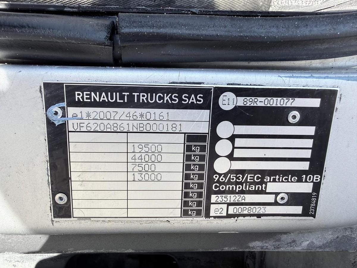 Meget god 2022 Renault D WIDE 320 DTI 8 Pladstrækker