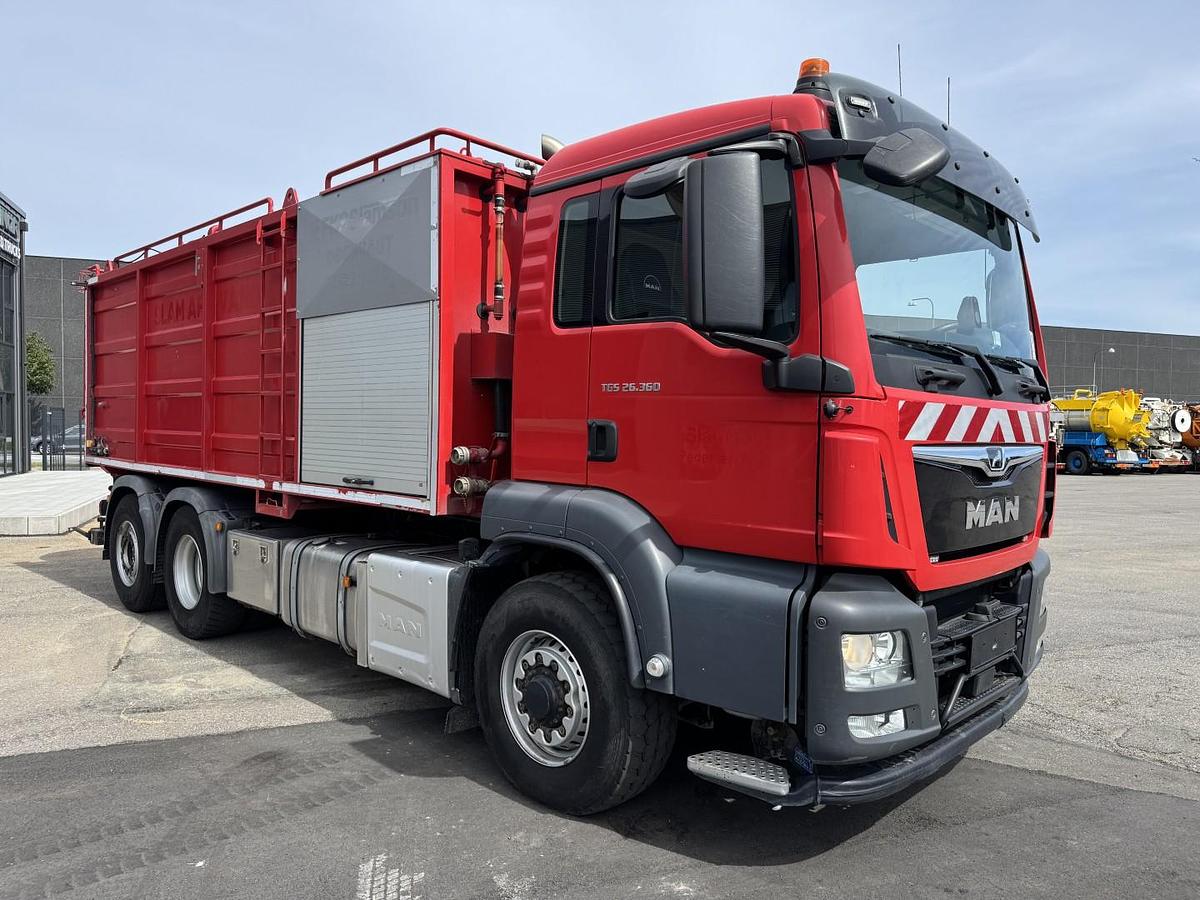 Meget god MAN TGS 26.360 6x4H*4 Wiedemann Rustfri ståltank