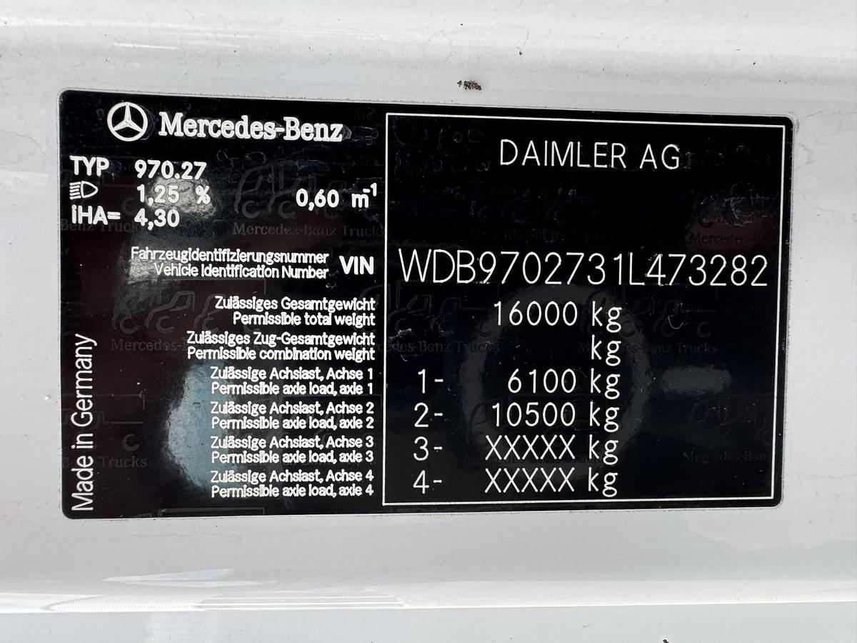 Meget god Mercedes 1624 4x2 DSU kombiline 5400 L
