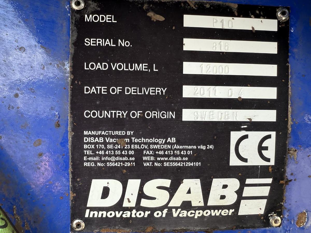 God 2011 Scania R420 8x4*4 Disab Centurion P10 Tørsuger