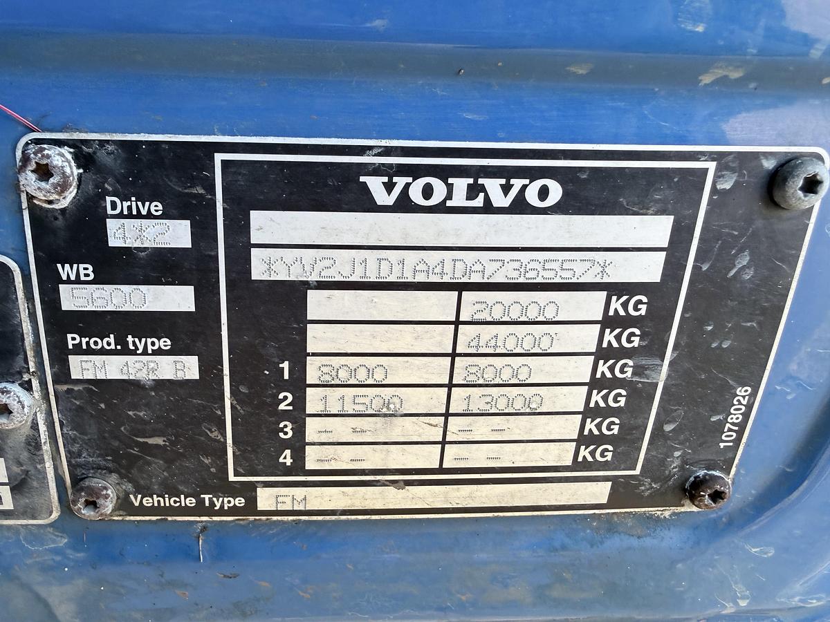 God 2012 Volvo FM 330 7,7 m Fragtlad