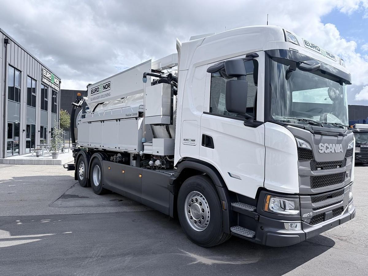 Meget god 2026 Scania G 420 B6x2*4NB Bucher FlexLine CM100