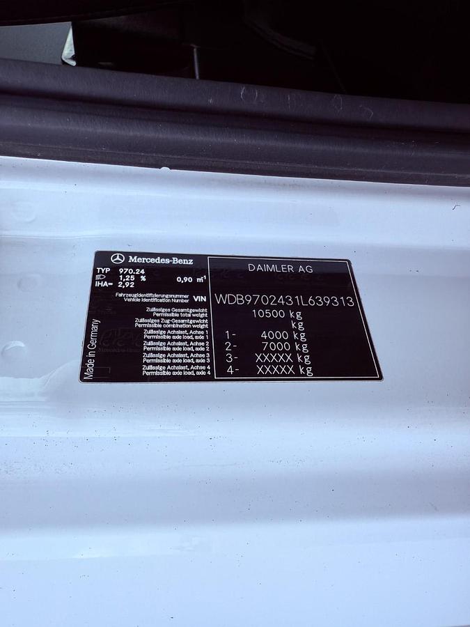 God Mercedes Atego 1018 4x2 Carrier Supra 750 Mt