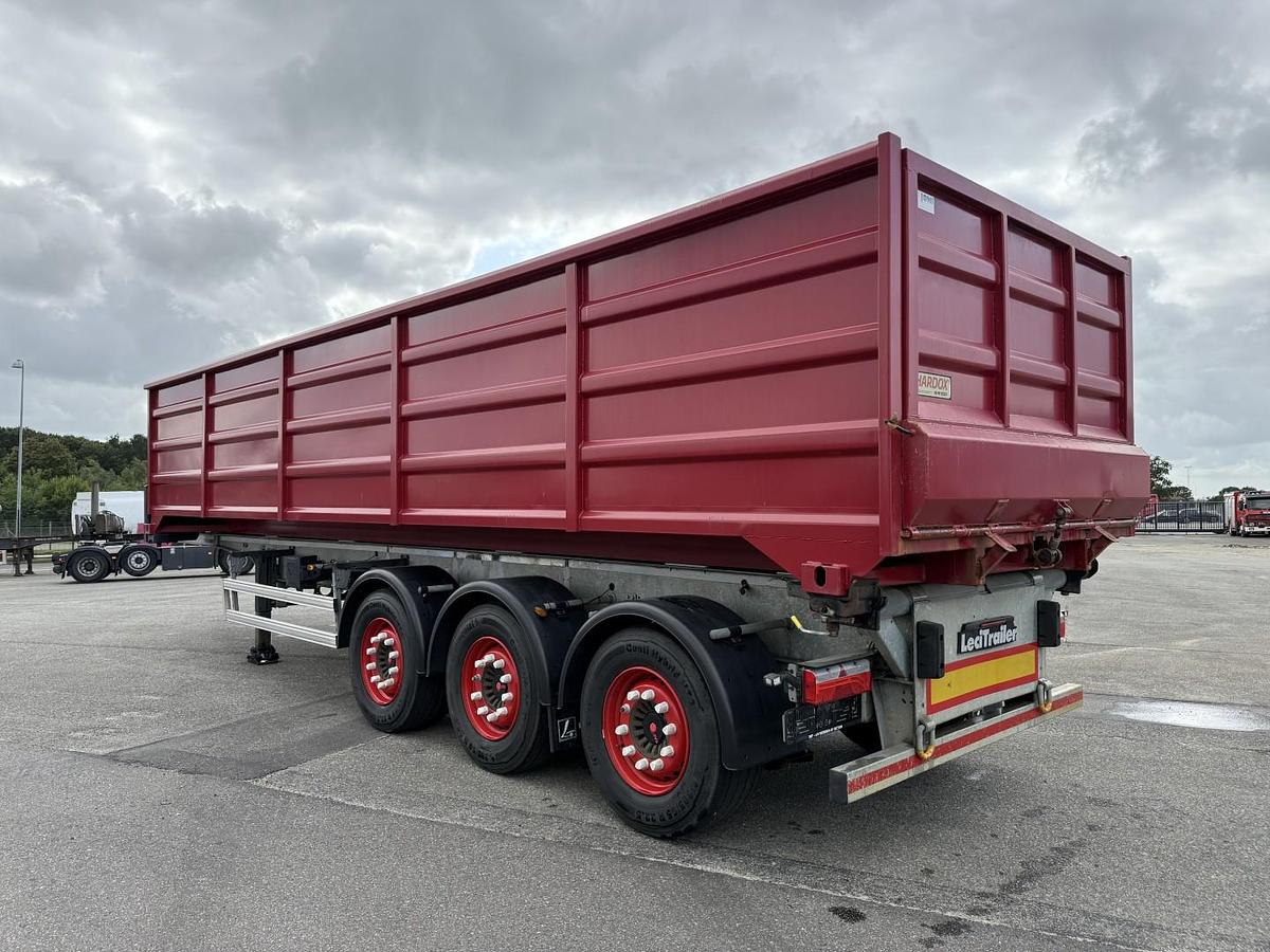God 2019 LeciTrailer 3 akslet Tip Chassis med 9,4 m Hardox Kasse