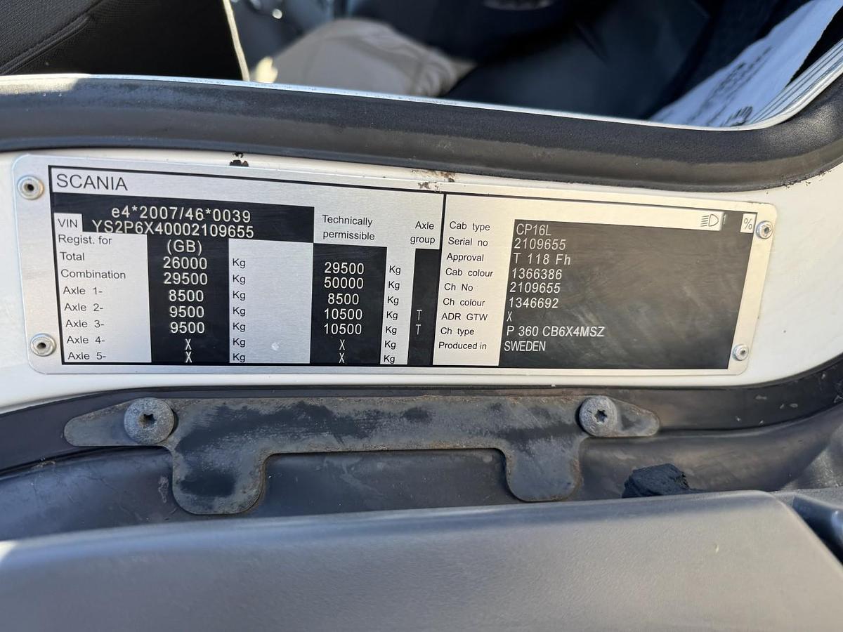 Meget god Scania P360 6x4 Hvidtved Larsen Flexline 312 Euro 6