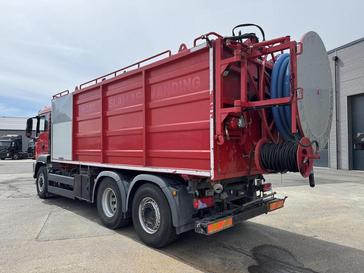 Meget god MAN TGS 26.360 6x4H*4 Wiedemann Rustfri ståltank