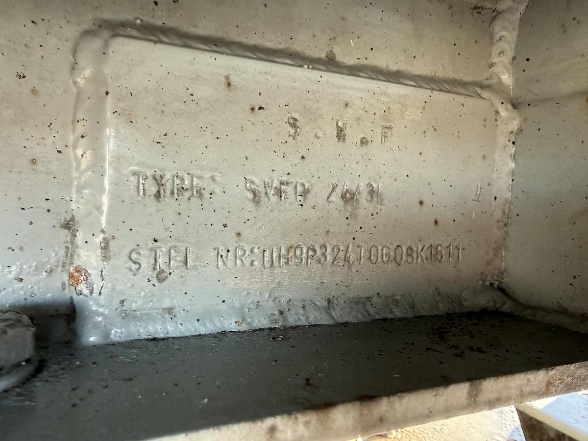 Meget god 2016 Skelhøje SVF P324 24 t. akslet Tipanhænger