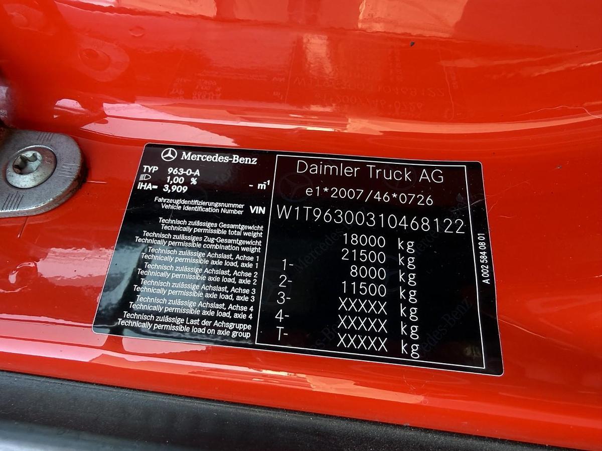 Meget god 2020 Mercedes Actros 1832 4x2 Sideåbning 8,0 m