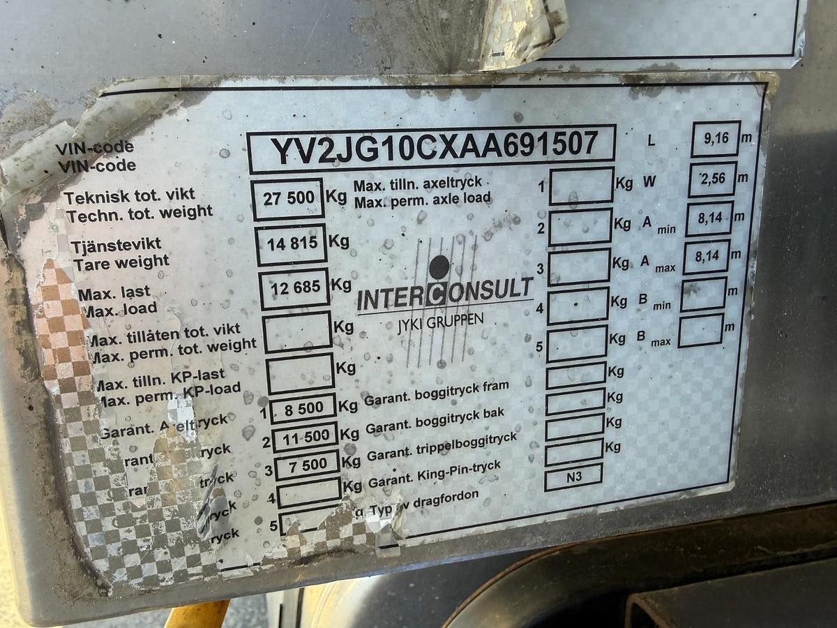 Meget god Volvo FM420 6x2*4 EEV Interconsult 12.700 l. Rustfri
