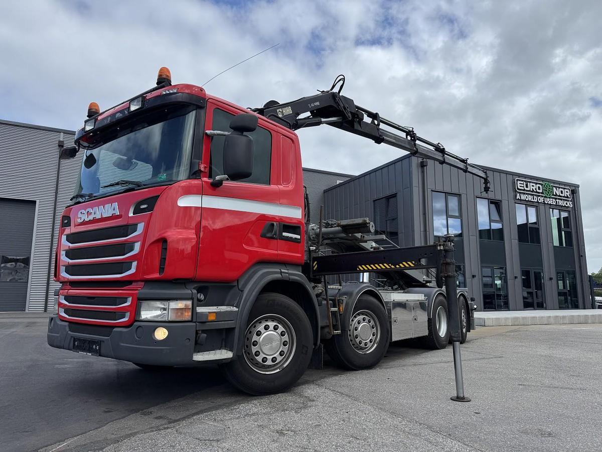 Meget god Scania G480 8x2*6 Hiab XS166-4 + Hejs