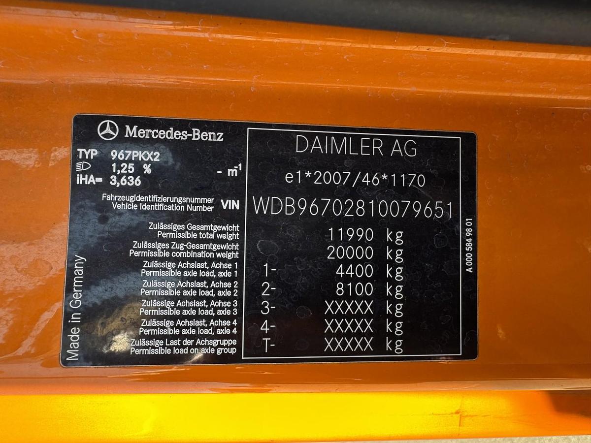 God 2016 Mercedes Atego 1323 4x2 Euro 6 Cityflex 204