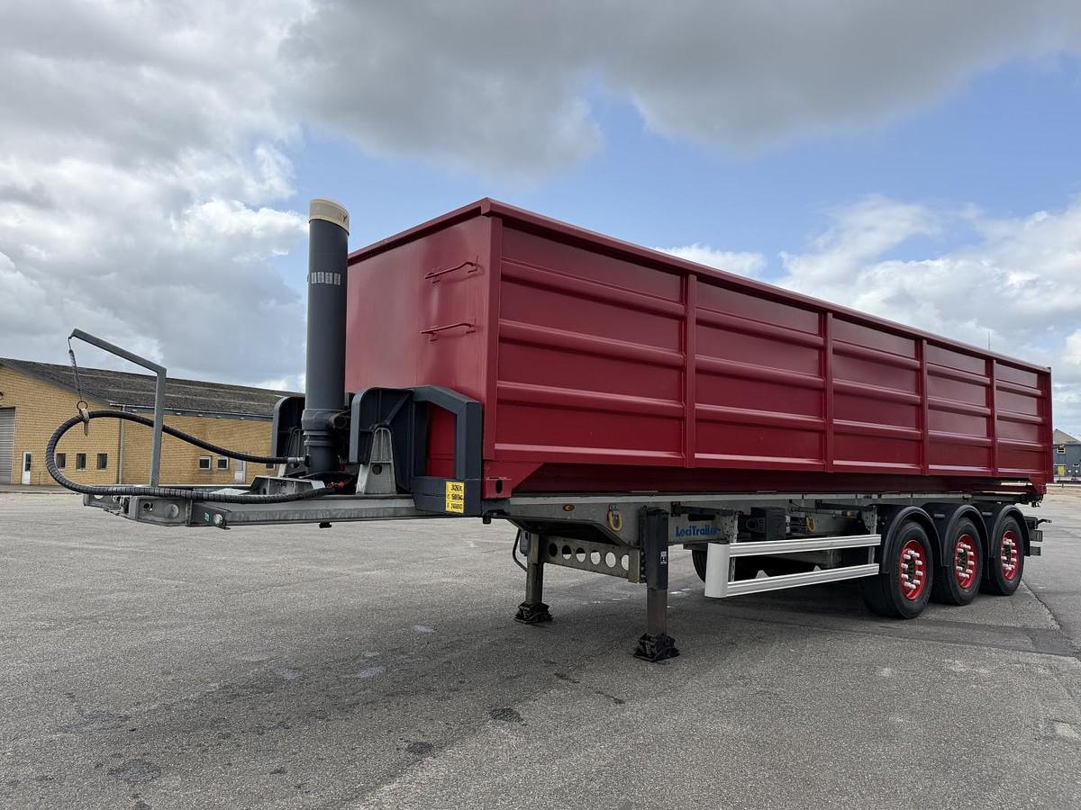 God 2019 LeciTrailer 3 akslet Tip Chassis med 9,4 m Hardox Kasse