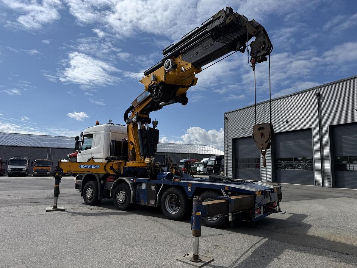 God 2009 Scania R500 8X4 EFFER 1355 8/S m/spil Euro 5