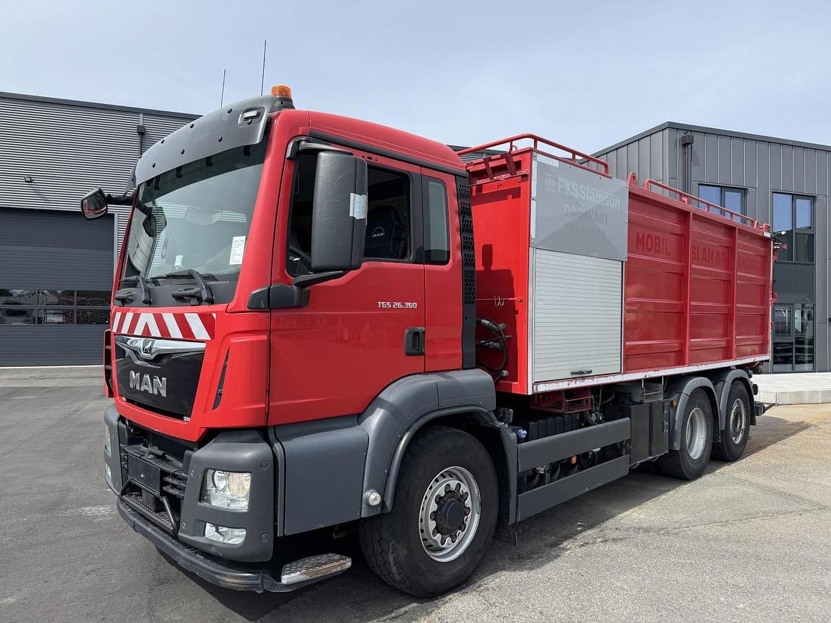 Meget god MAN TGS 26.360 6x4H*4 Wiedemann Rustfri ståltank