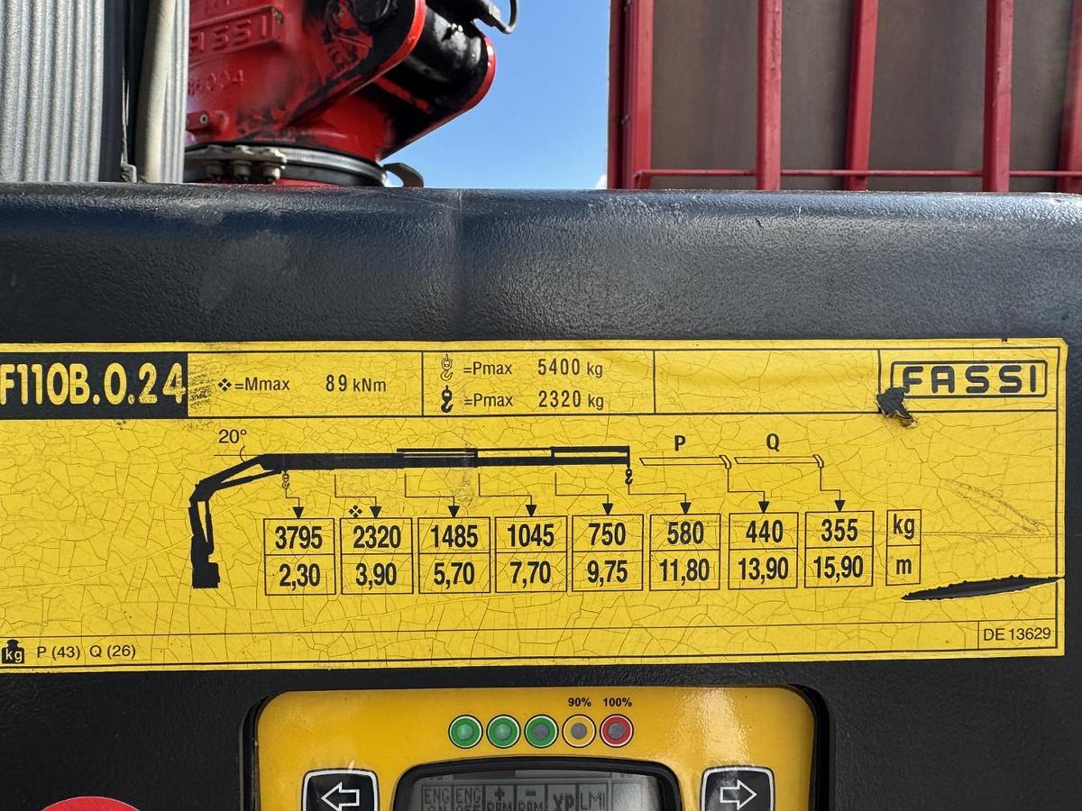 God Iveco EuroCargo 160E30 Fassi F110 / Glaslad