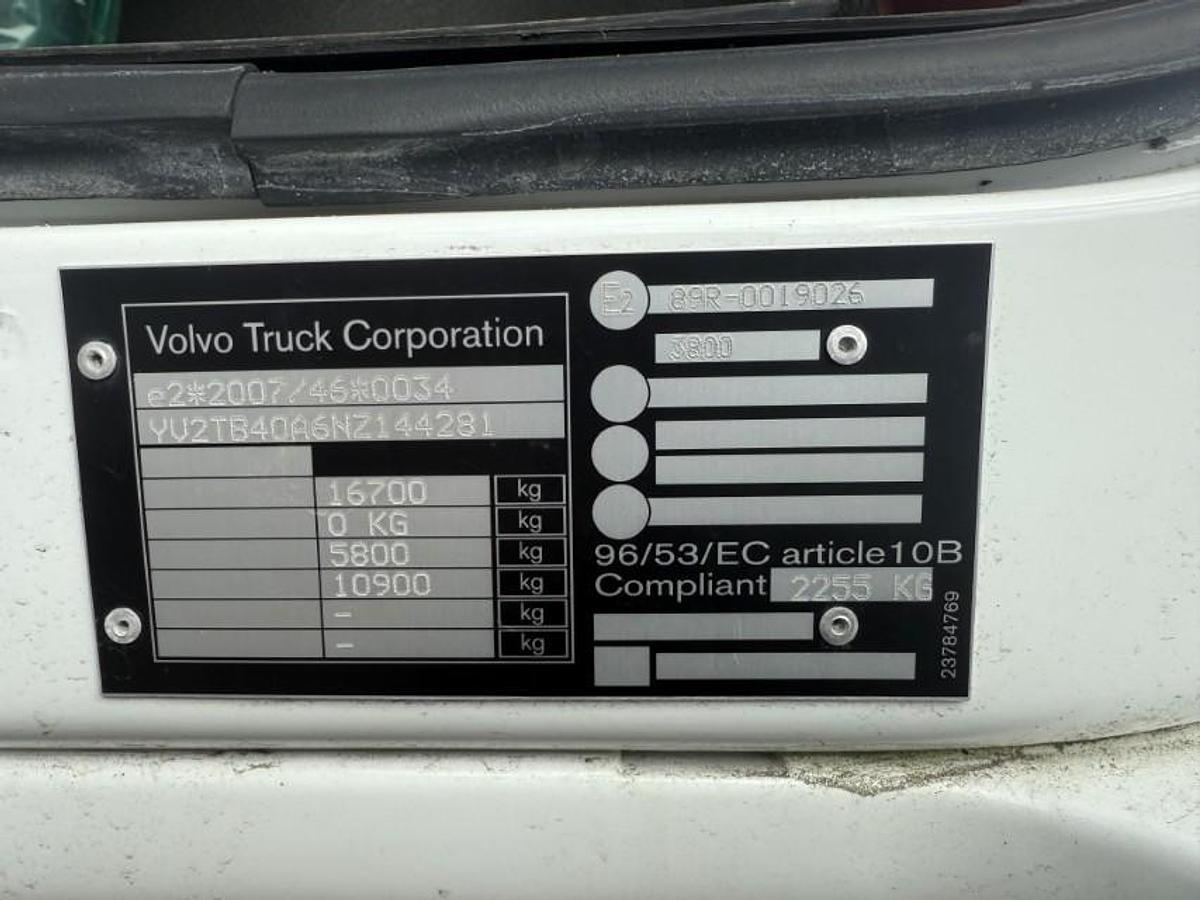 Meget god 2024 Volvo FL Electric 4x2 16 ton