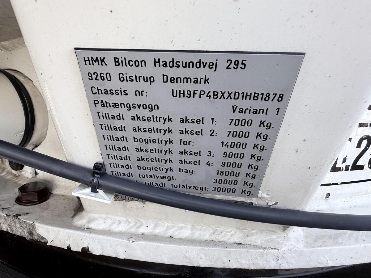 Meget god HMK Bilcon 30 t. 42 m3 Silo tank 6 rum
