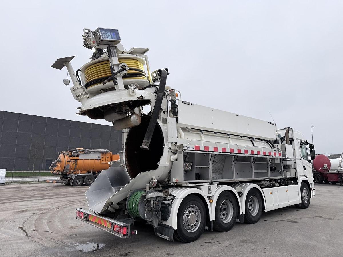 Meget god  Scania G500 8x4*4 Bucher Recycler 414