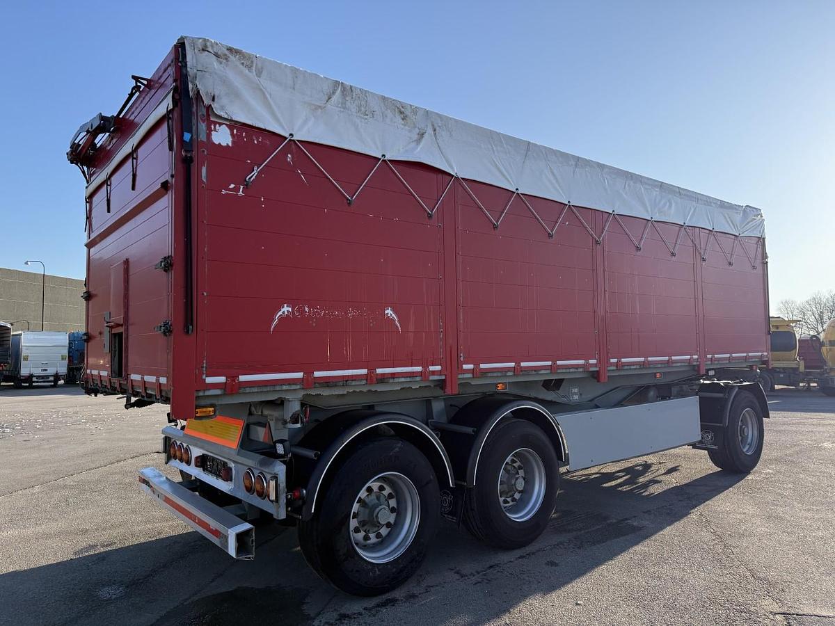 Meget god 2016 Skelhøje SVF P324 24 t. akslet Tipanhænger