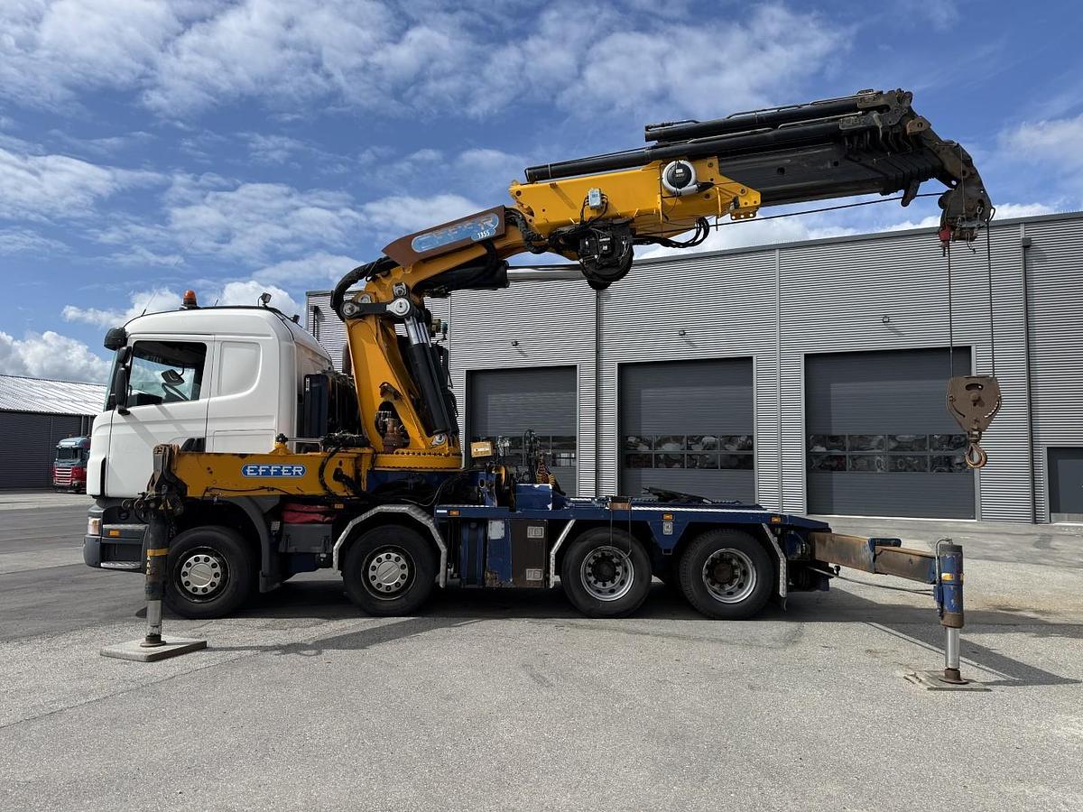 God 2009 Scania R500 8X4 EFFER 1355 8/S m/spil Euro 5