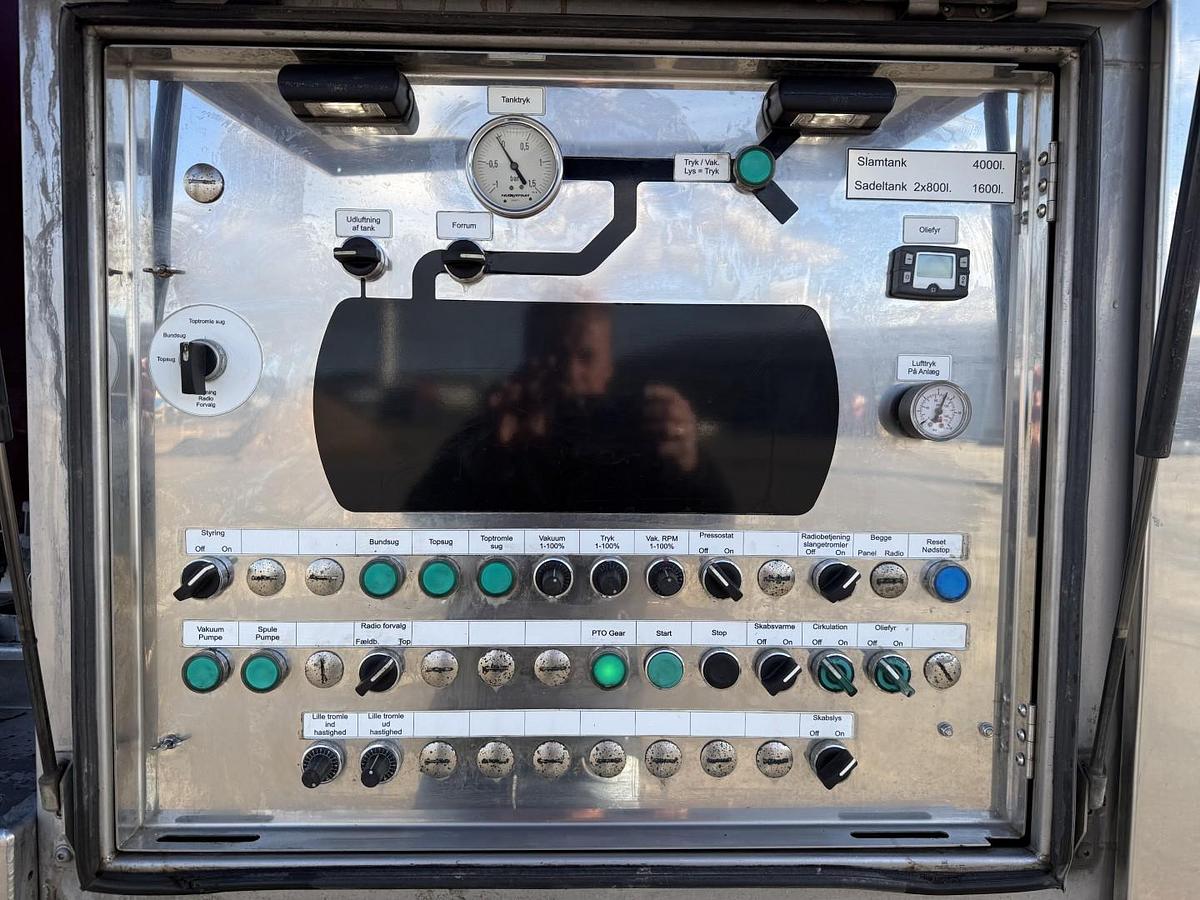 Meget god MAN TGM 14.250 4x2 VM-Tarm 4.000 l. Rustfri stål PED Kombi