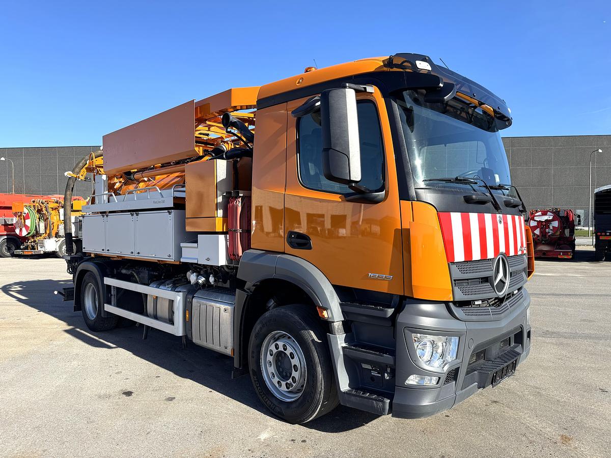 Meget god Mercedes Actros 1833 4x2 Bucher FlexLine C60