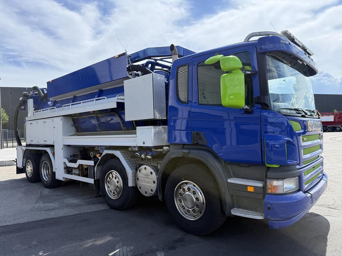 God Scania P420 8x2*6 Hvidtved Larsen Flexline 414 Euro 5