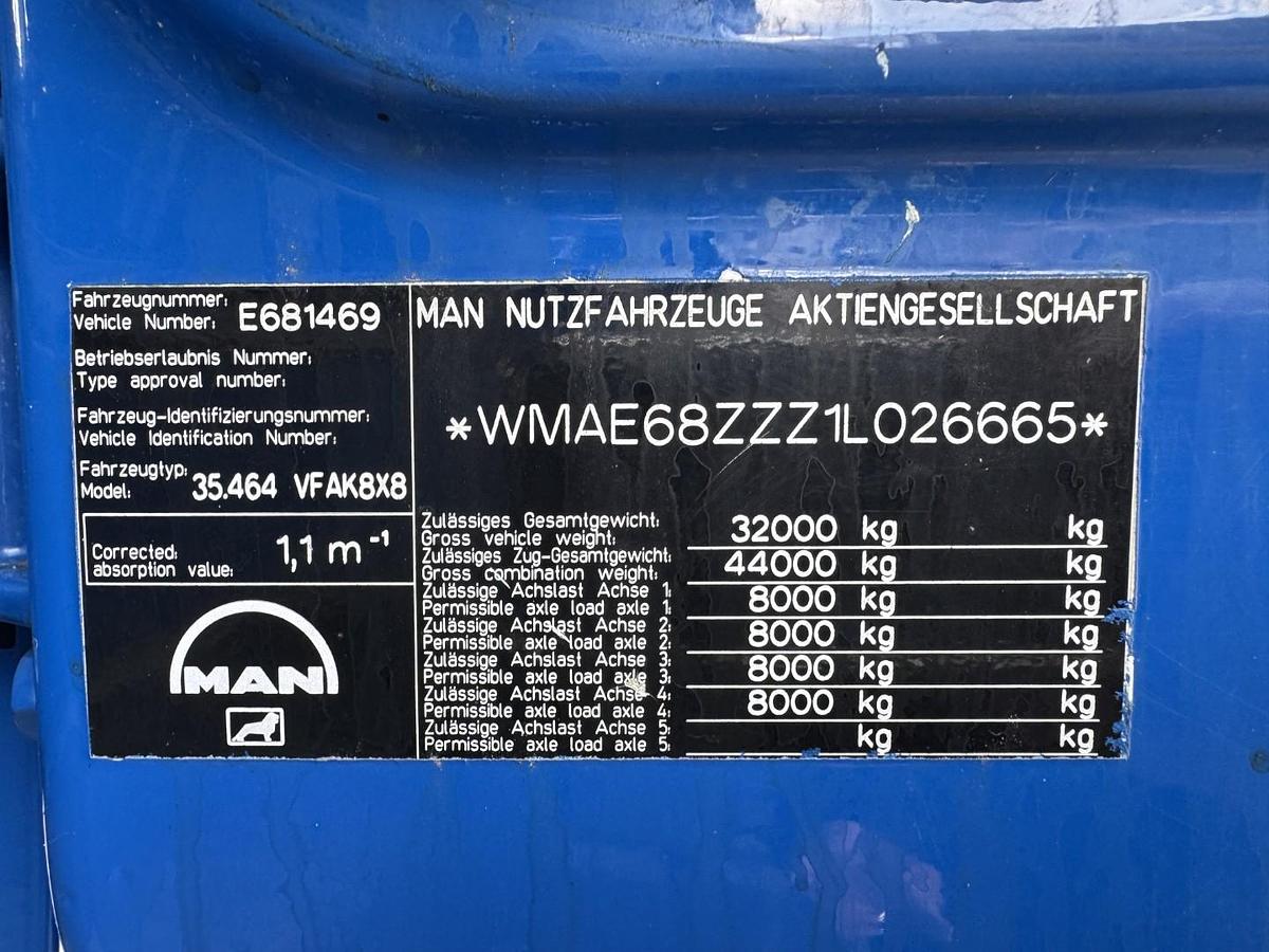 God MAN 35.464 8x8 Hvidtved Larsen 9000 L