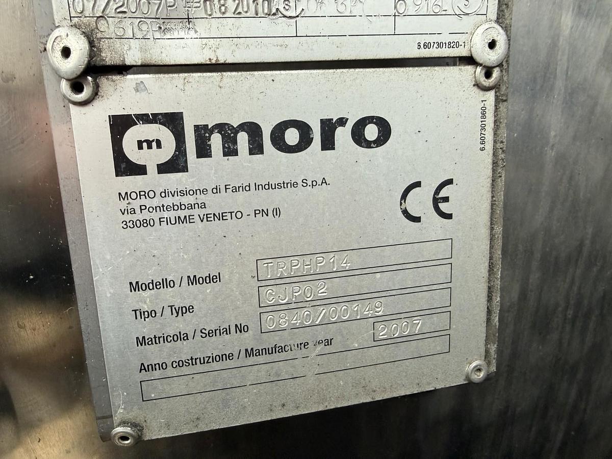 God 2007 MAN TGA 26.400 6x4 Moro 13.700 l. Rustfri