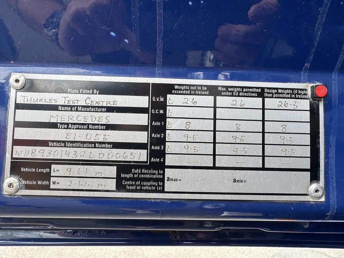 God Mercedes Actros 2636 6x4 RHD Hvidtved Larsen Flexline 312