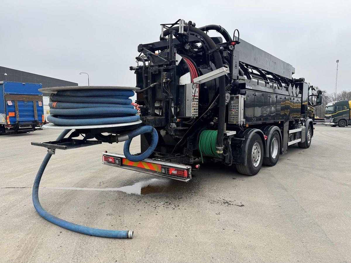 Meget god Scania P410 6x2*4 Hvidtved Larsen Flexline 312 ADR