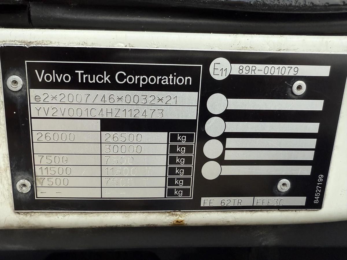 God 2017 Volvo FE320 6x2*4 Thermo King T-1200R Spectrum 9,80 m.