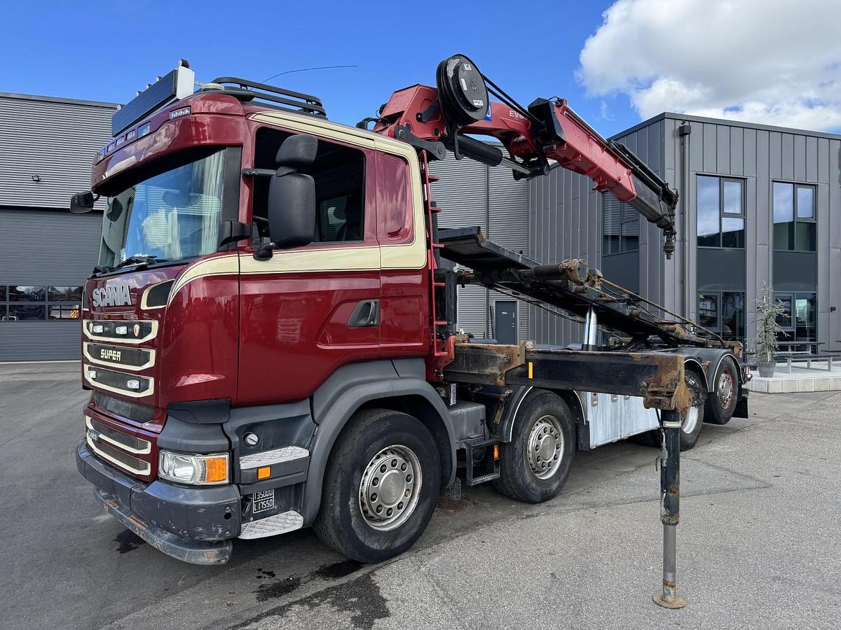 God Scania R490 8x2*6 Euro 6 Wirehejs / HMF 3220 K6