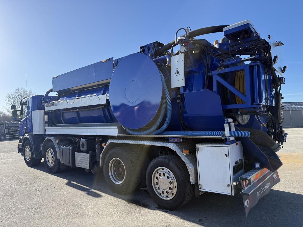 Meget god 2009 Scania P420 8x2*6 Hvidtved Larsen Flexline 414 Euro 5