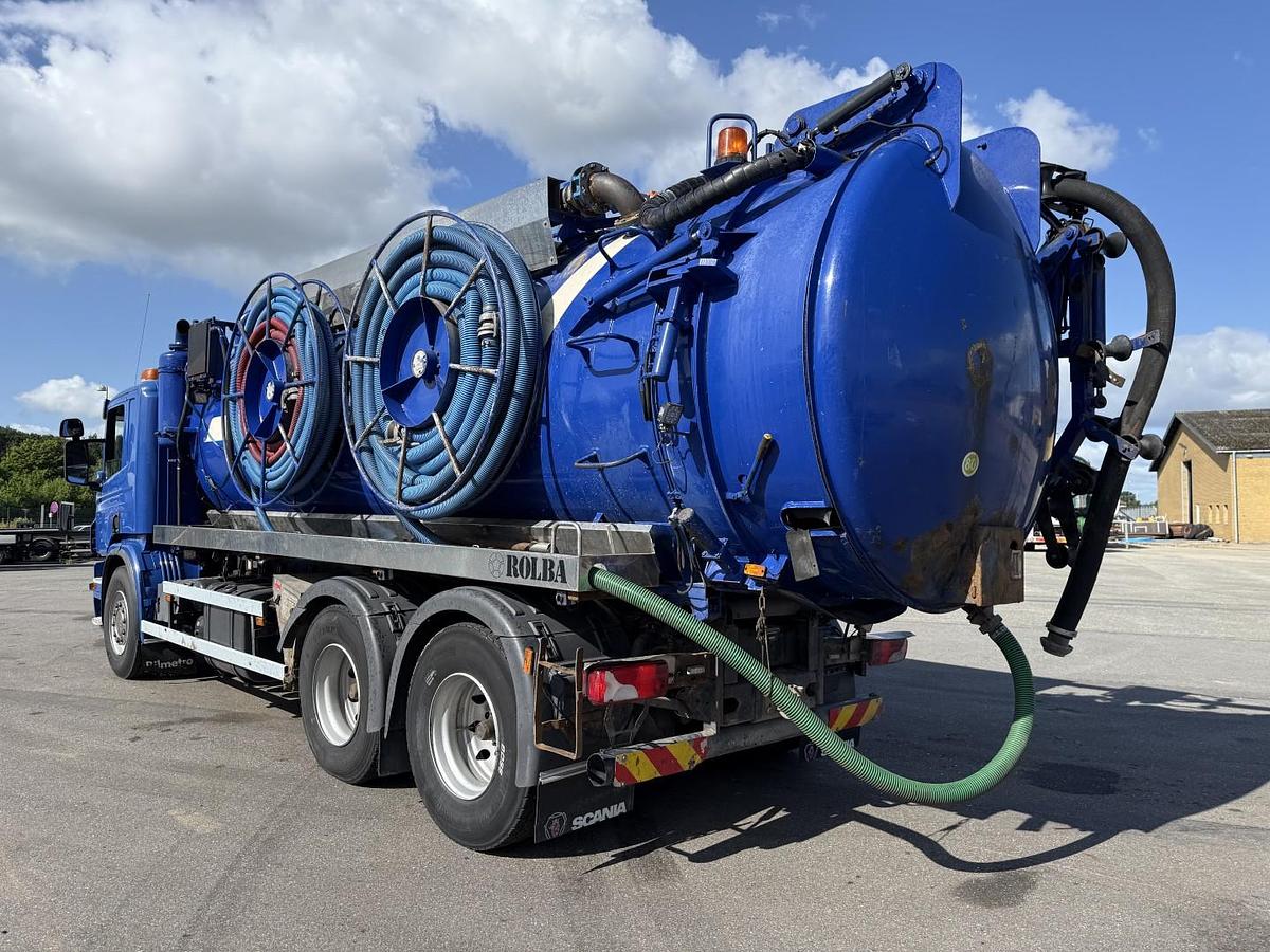God 2009 Scania P380 6x4 Rolba 15.000 l. Rustfri Kombi