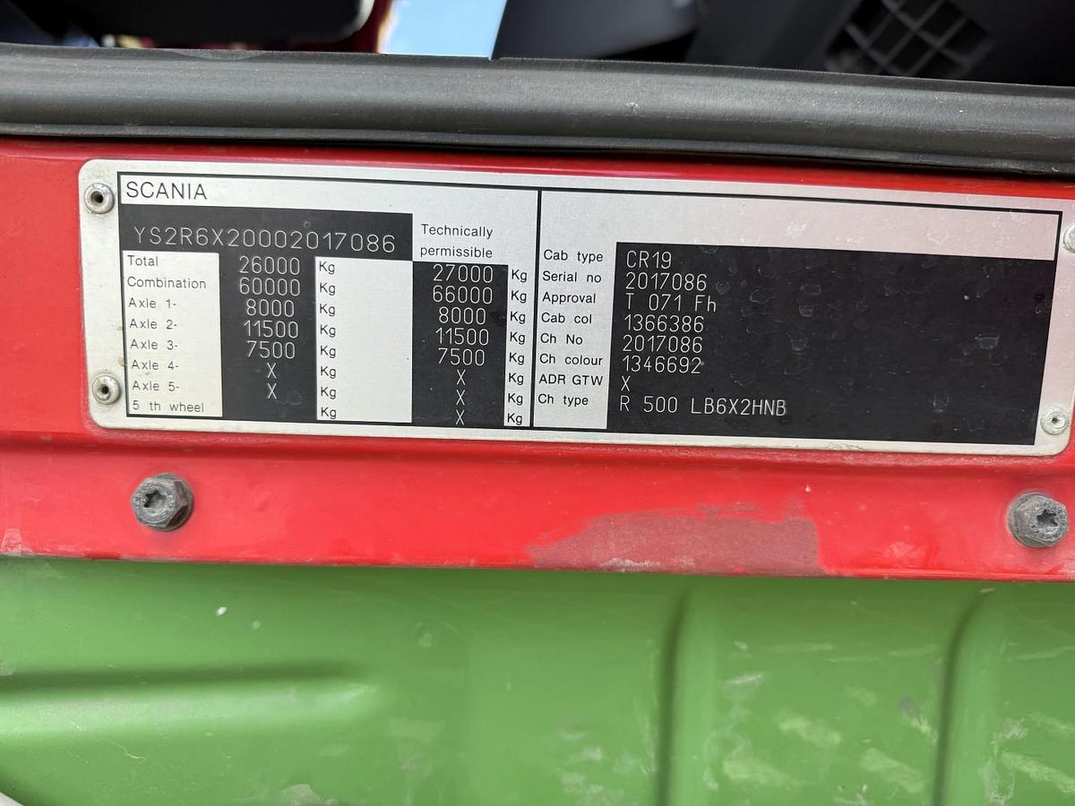 God 2006 Scania R500 6x2 Hejs CR19 Highline Euro 3