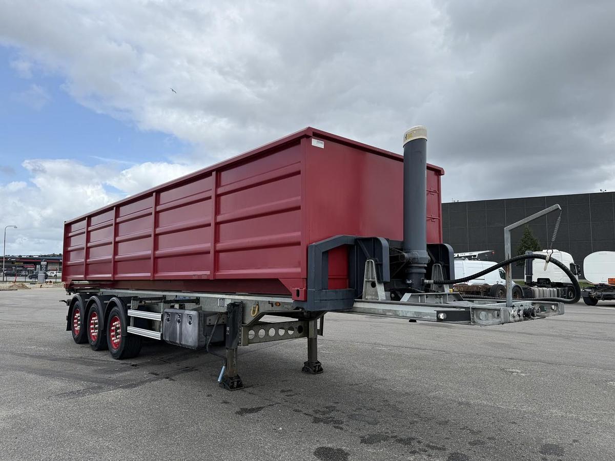 God 2019 LeciTrailer 3 akslet Tip Chassis med 9,4 m Hardox Kasse