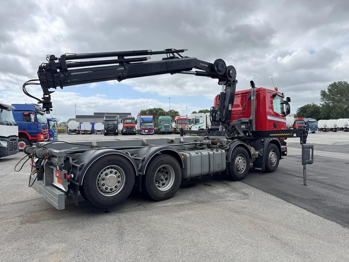 Meget god Scania G480 8x2*6 Hiab XS166-4 + Hejs