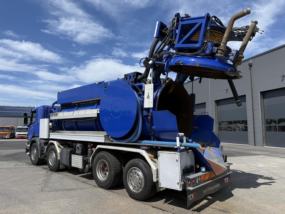 God Scania P420 8x2*6 Hvidtved Larsen Flexline 414 Euro 5